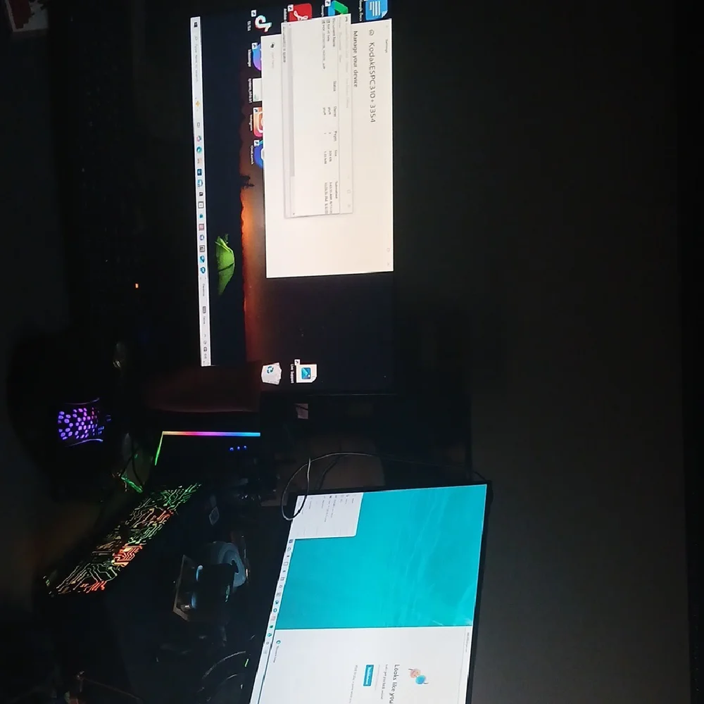 Dell Monitor with Black and Gray Design